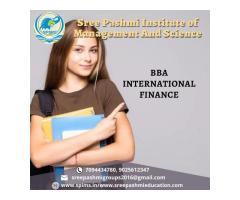 BBA International Finance in distance education
