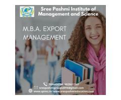 MBA Export Management in distance education