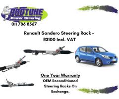 Renault Sandero - OEM Reconditioned Steering Racks