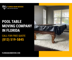 Reliable Pool Table Moving Company in Florida