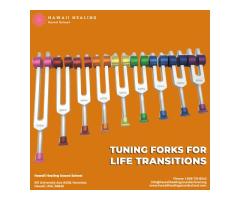 Open up and balance the chakras only with a crystal tuning fork with strikers