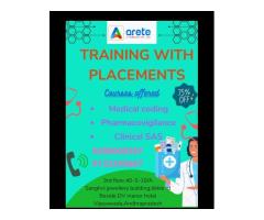 Best medical coding,pharmacovigilance and clinical SAS training with placements.