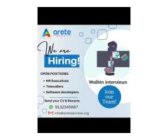 Wanted HR executives and iot developers