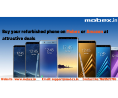 Buy your refurbished phone on Mobex or Amazon at attractive deals