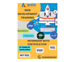 Web development course &internship with certification