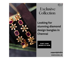 Unique Diamond Design Bangles in Chennai | Rimli