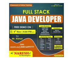 Best Full Stack Java Developer Training Institute In Ameerpet | NareshIT