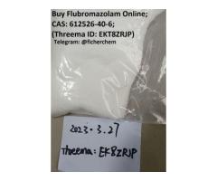 Flubromazolam for sale online, Cas: 612526-40-6; (Telegram: @ficherchem)