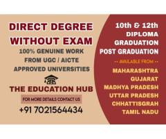 Direct Degree 10th,12th, Graduation Call 7021564434