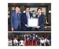 Motivational Lecture by Dr. Kim Kyoung Do Inspires Young AAFTians at Marwah Studios