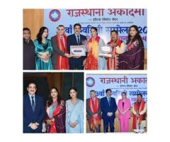Sandeep Marwah Honored by Rajasthani Academy for Contribution to Nation