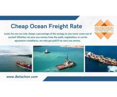 Get the Best Deals on Ocean Freight Rates with Betachon Freight  Auditing
